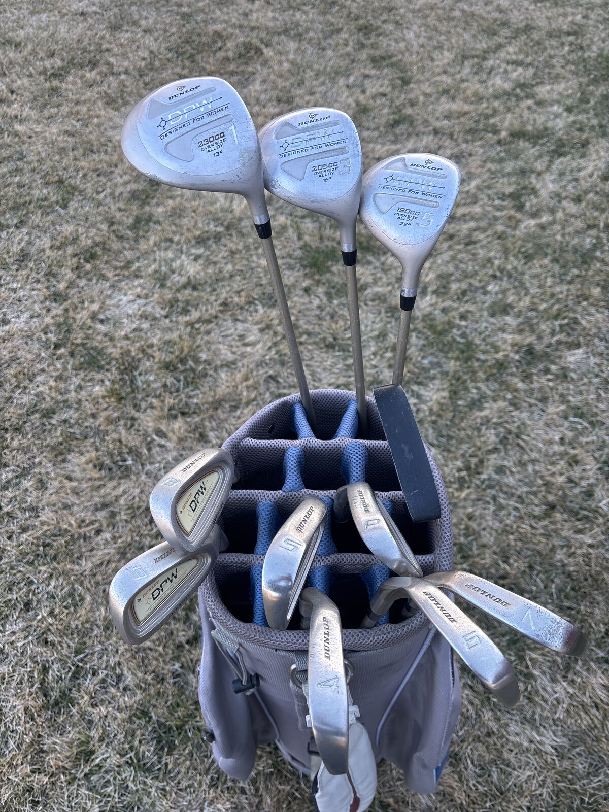 Full Set Of Womens Irons And Woods Dunlop