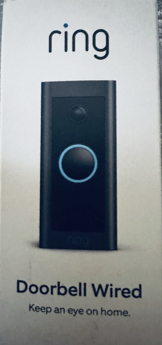Ring Video Doorbell Wired - HD Security Camera with Complete Kit