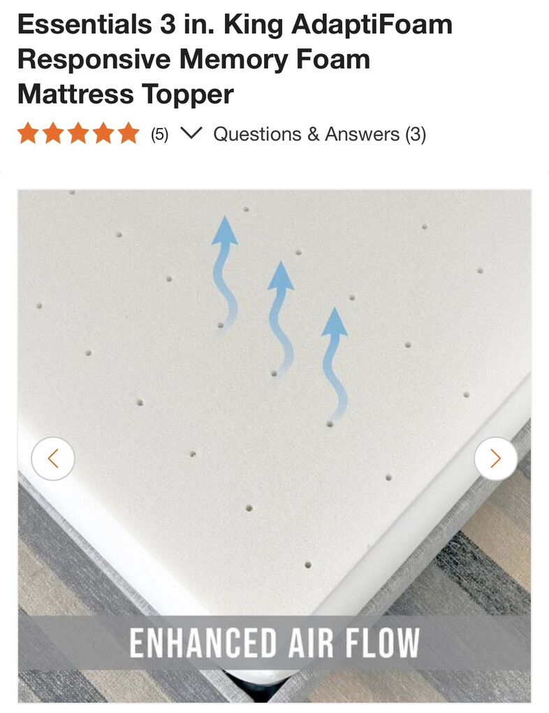 3 King  Mattress Topper