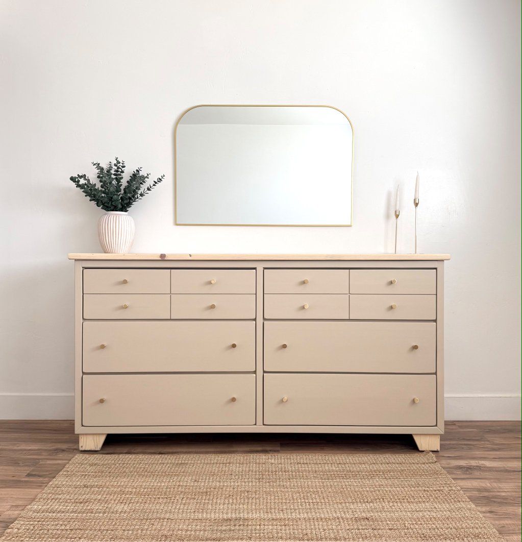 Neutral Wood Dresser