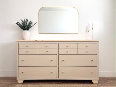 Neutral Wood Dresser