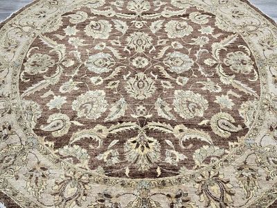 NEW Round Handknotted Wool Rug