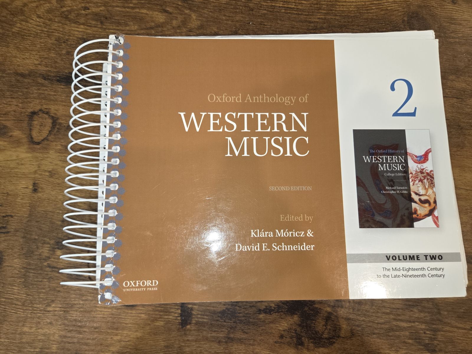 Oxford Anthology of Western Music - Volume 2 Second Edition