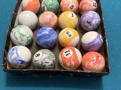 Marble Design, Pool Balls