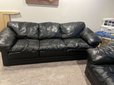 Couch and Club Chair