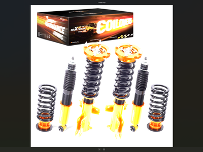 Adjustable Coilovers Suspension For Ford Mustang GT 2005-2014 Struts Absorbers