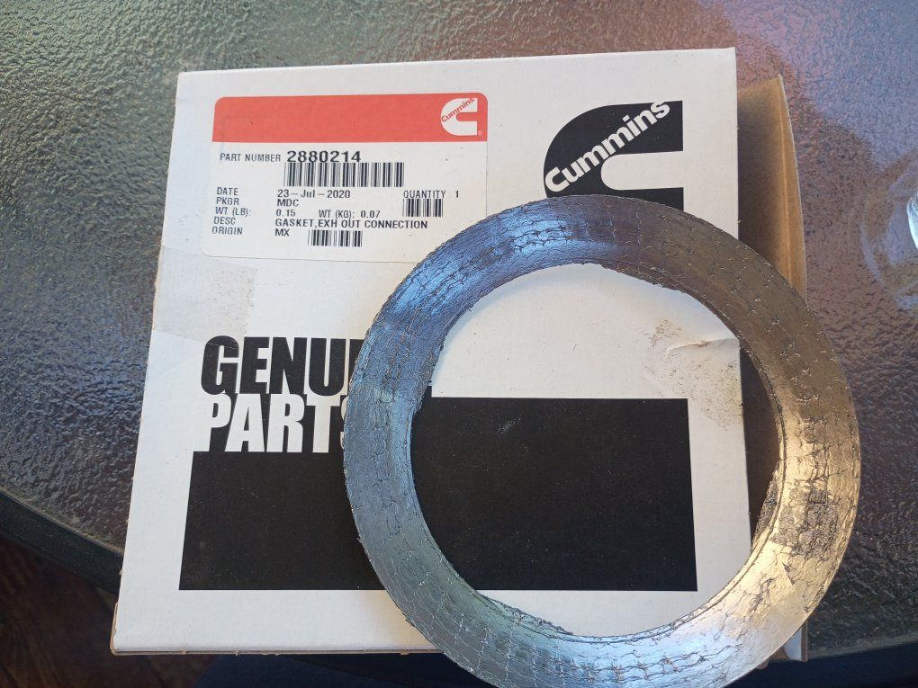 gasket exh out connection