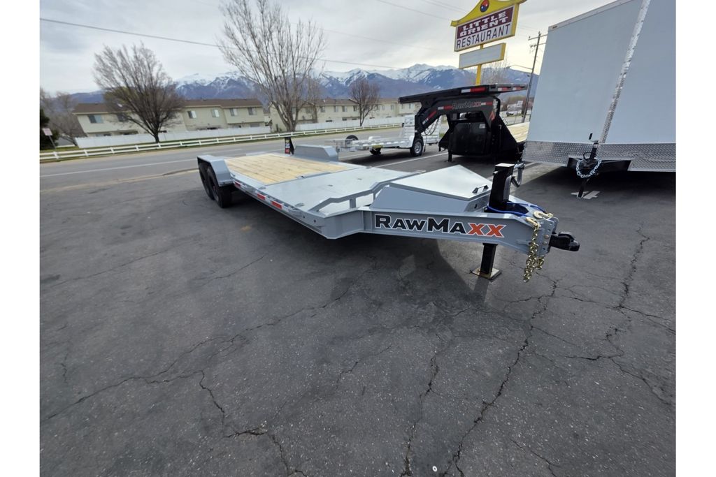 2026 RawMaxx 7X20 Lava Grey Gravity Tilt Flat Bed