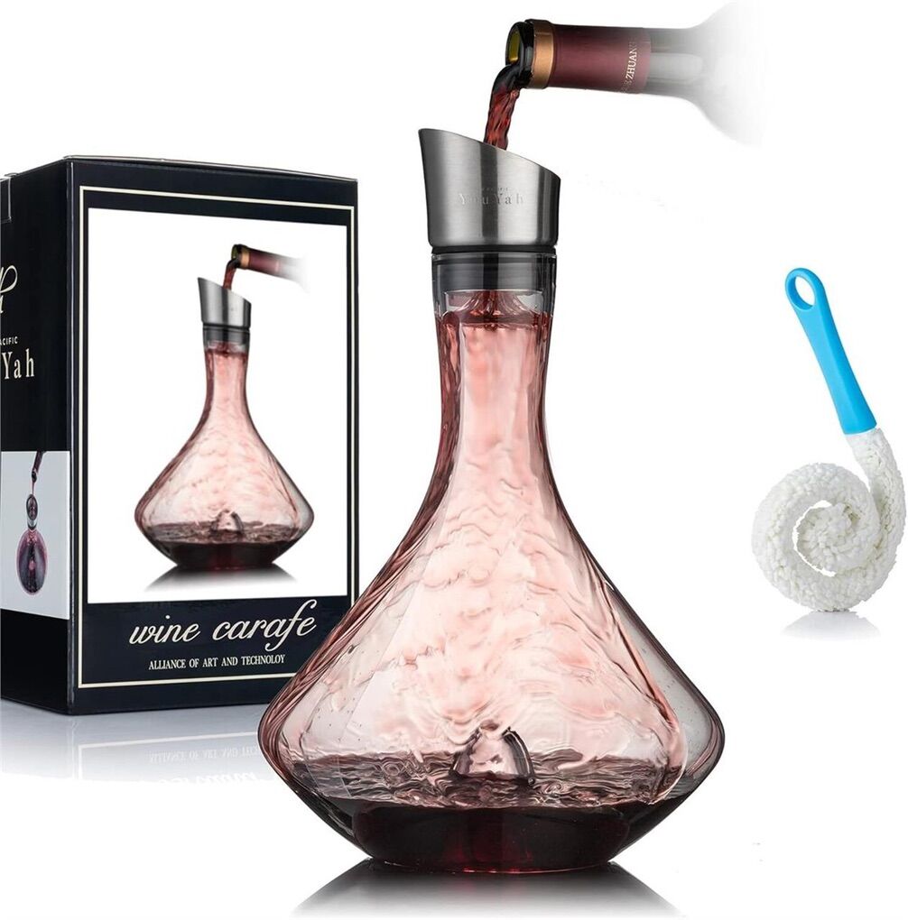 YouYah Wine Decanter Set, Red Wine Carafe