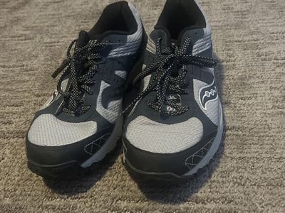 Saucony Peregrine 10 Trail Running Shoes - Men's Size 9 - Grey/Black/White
