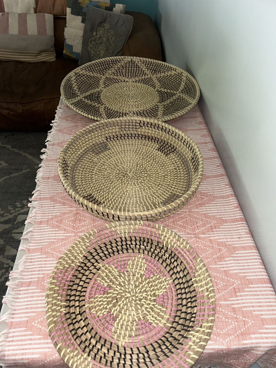 Artera Wicker Wall Decor - Set of 3 (Small, Medium & Large) $45 OBO