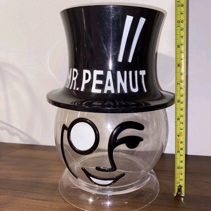 Mr Peanut Plastic Container