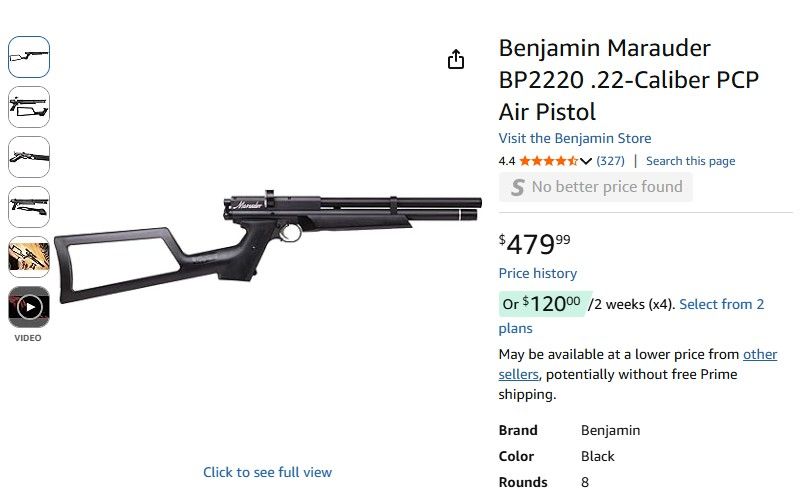 Benjamin Marauder pistol