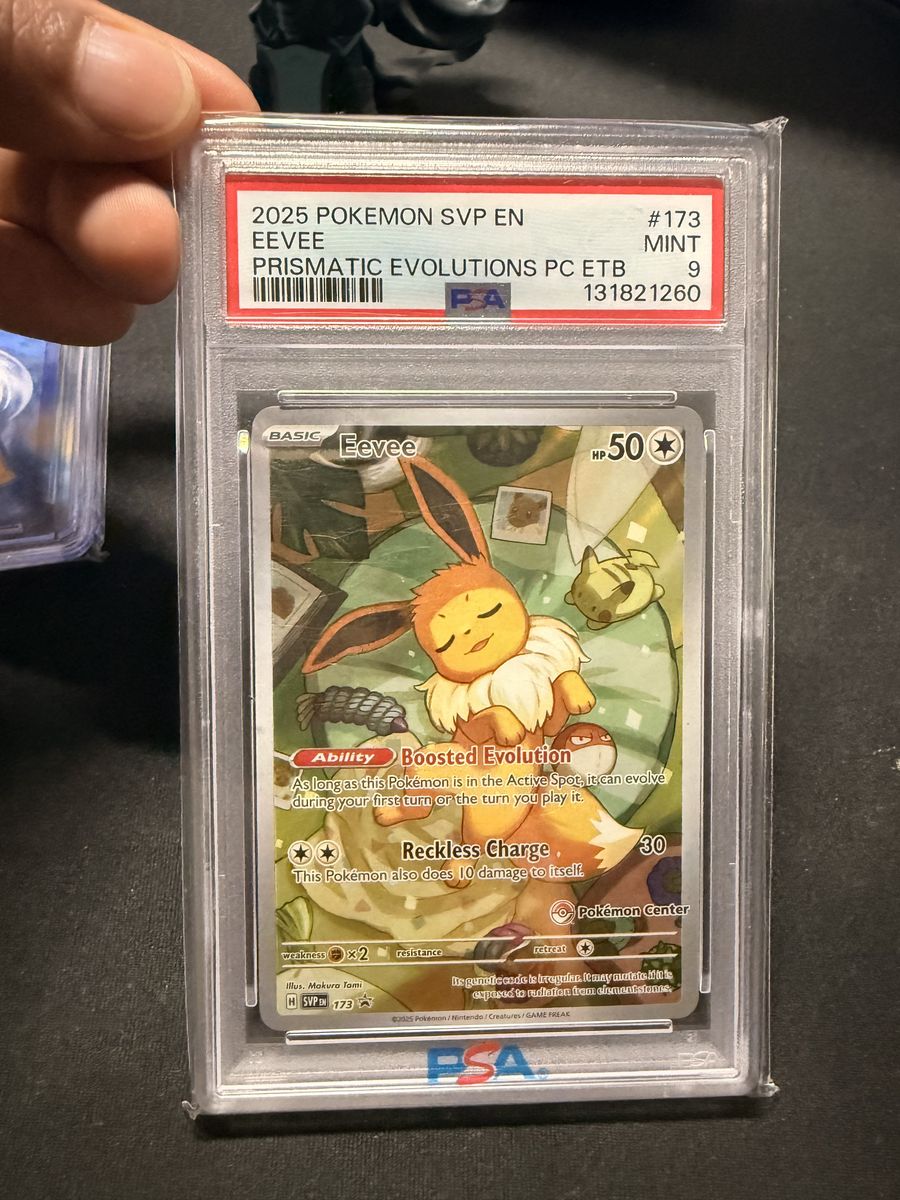 Pokemon Prismatic Evolutions PC Eevee PSA 9