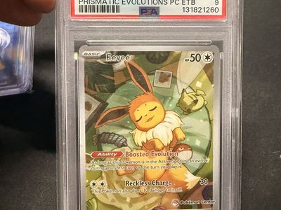 Pokemon Prismatic Evolutions PC Eevee PSA 9