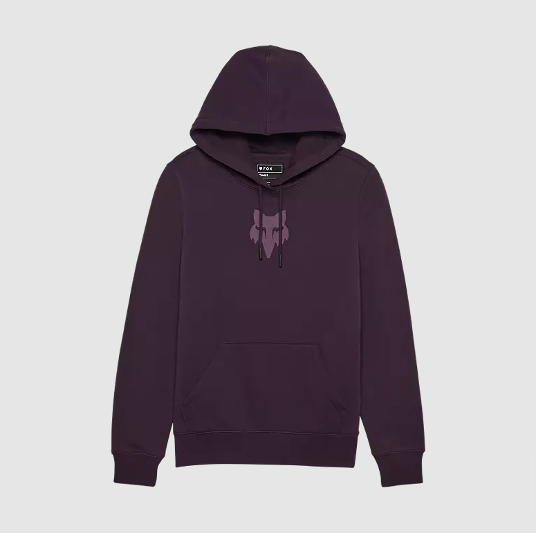 Fox Racing Womens Fox Head Small Pullover Hoodie, Dark Purple (31829-367-S-L-BIN9)