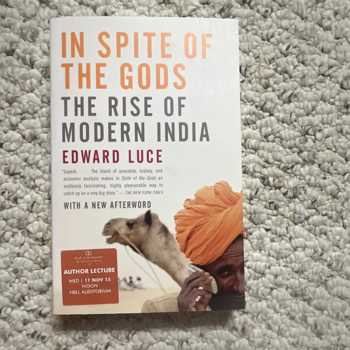 In Spite of the Gods Edward Luce Trade Paperback Anchor Books India Politics