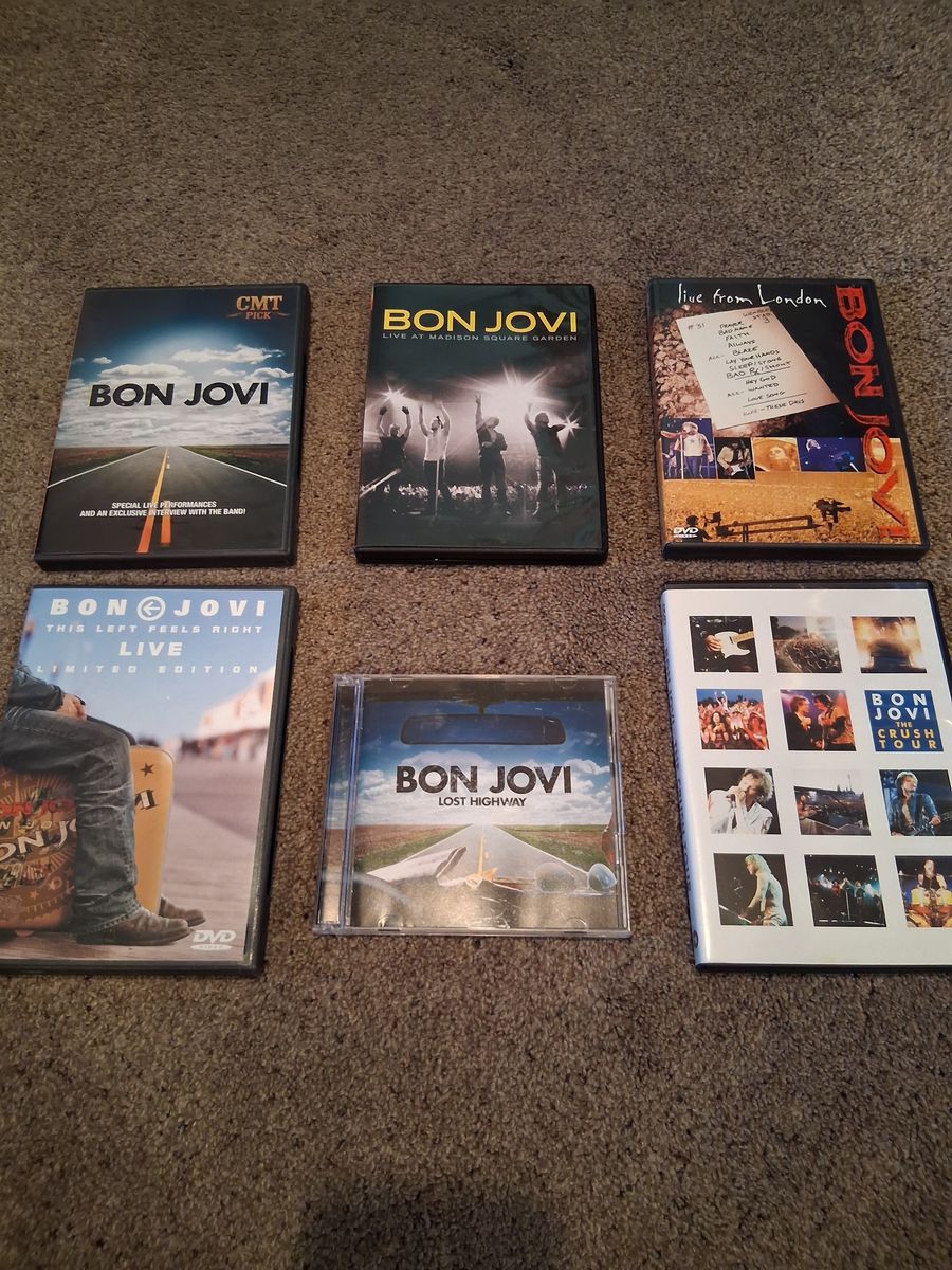 Jon Bon Jovi Live DVDs