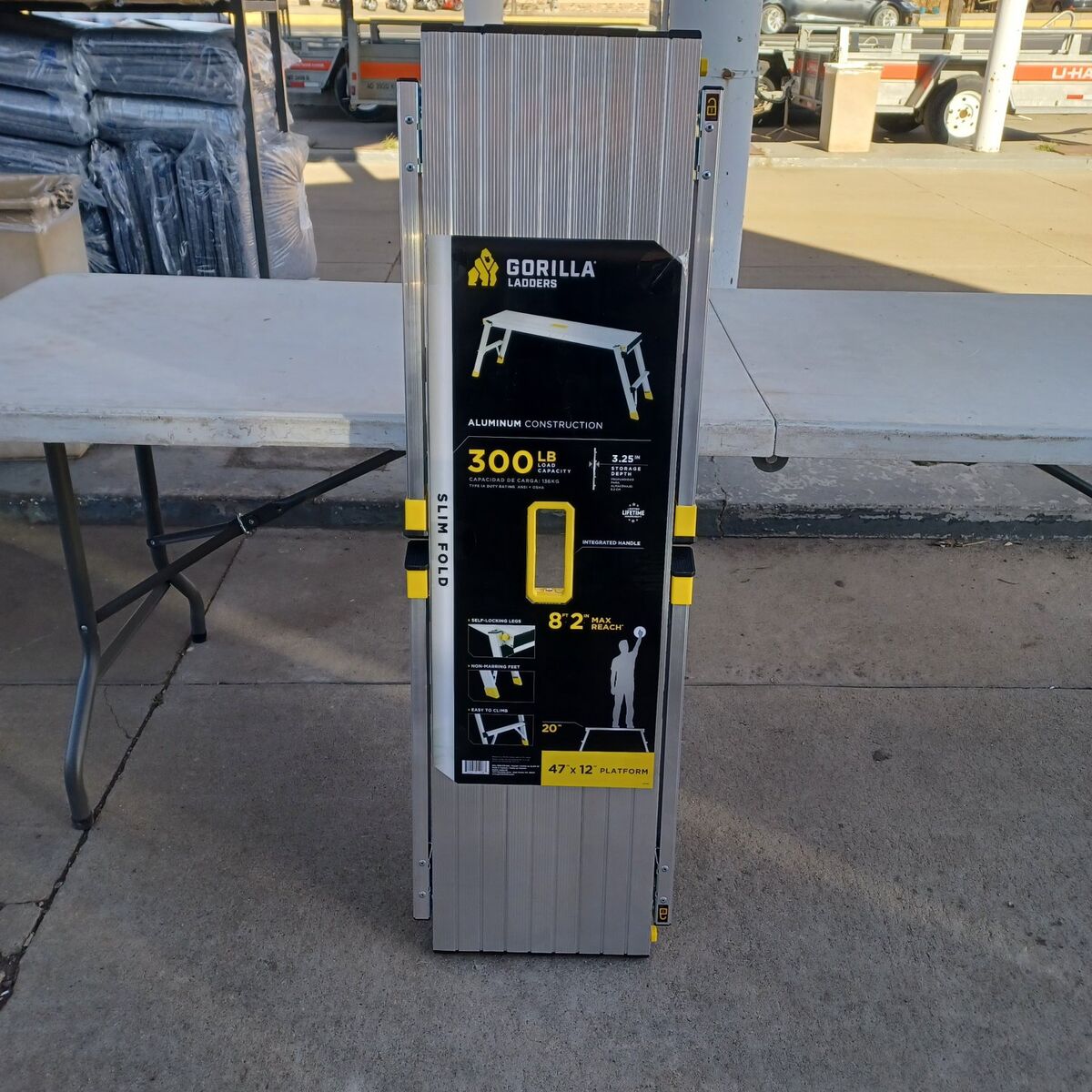 gorilla 4 ft x 12 in work platform