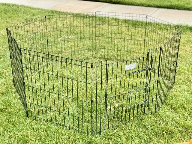 Top Paw 8-Panel Wire Exercise Playpen with Gate