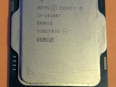INTEL CORE i3-14100T SRMX0 2.7 GHz 4-CORE | 8-THREAD CPU PROCESSOR