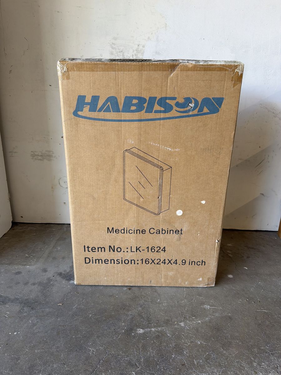 Habison medicine cabinet 16x24x4.9