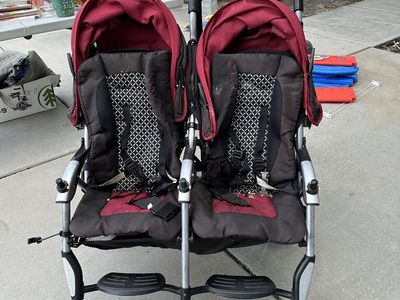 Combi Twin Sport Double Stroller - Compact, Lightweight, and Easy-Fold Design