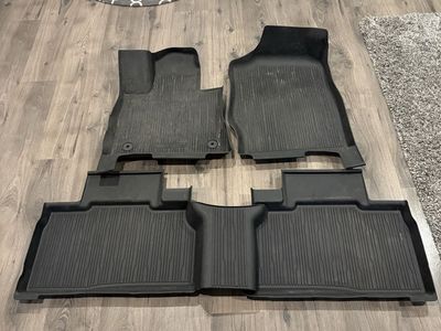 OEM Ford Explorer All-Weather Rubber Floor Mats Set - Black