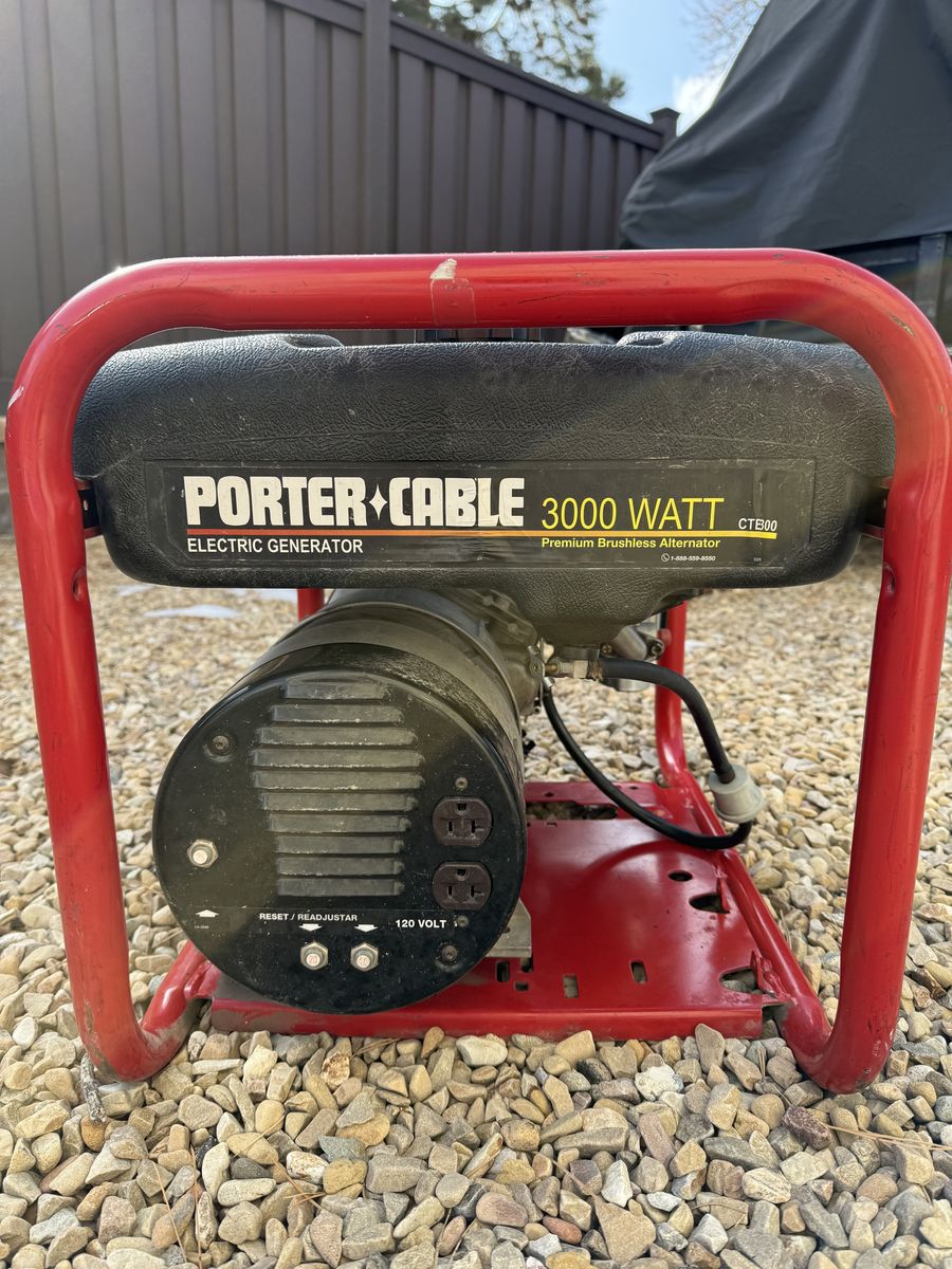 Portal Cable 3000 Watt Generator