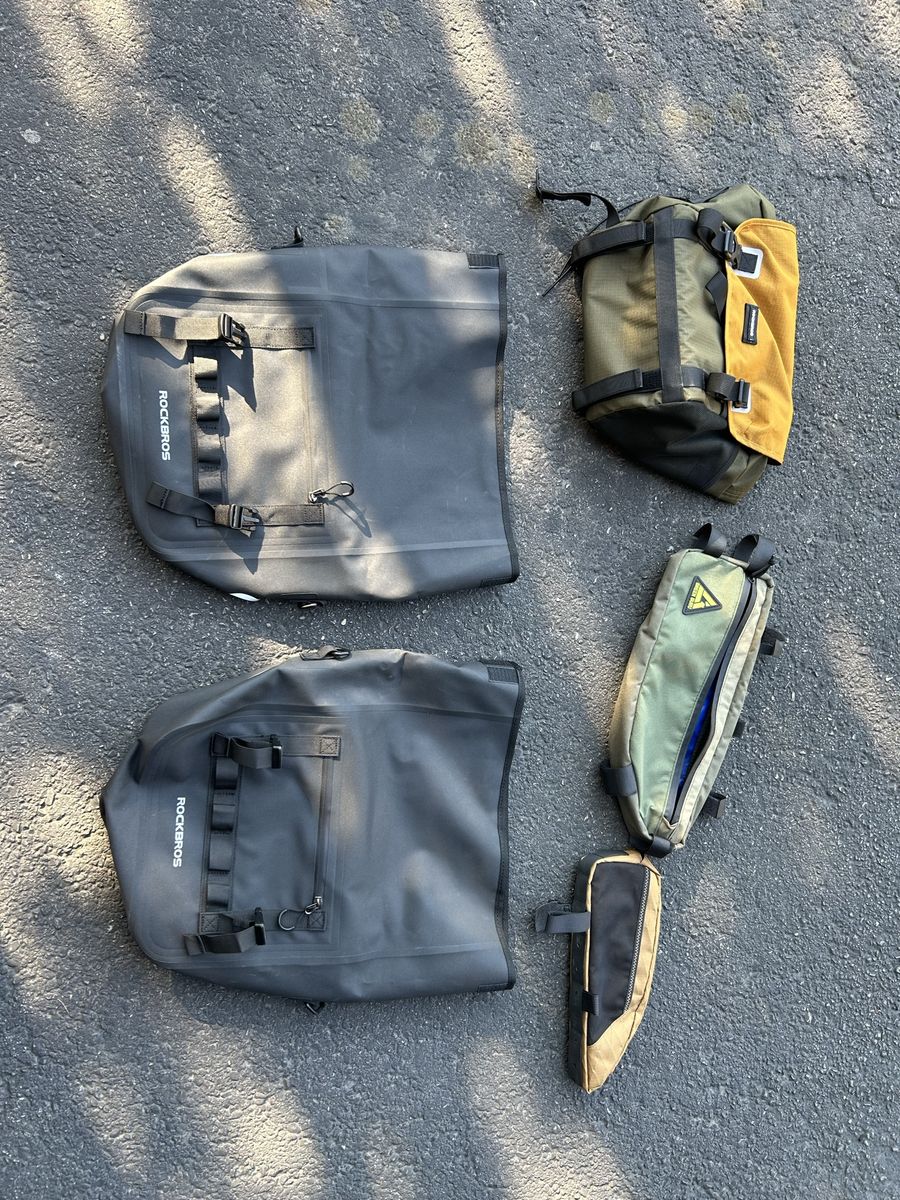 Bikepacking Panniers/Saddlebags for sale