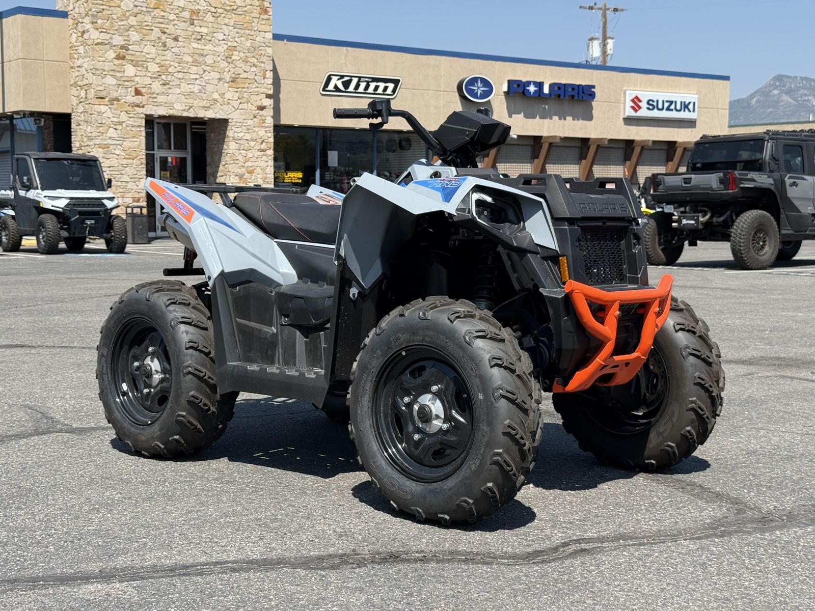 2026 Polaris Scrambler 850 Storm Gray / Radar Blue