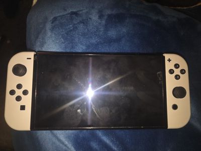 Used Nintendo Switch OLED Model - White Joy-Cons, Portable Gaming Console