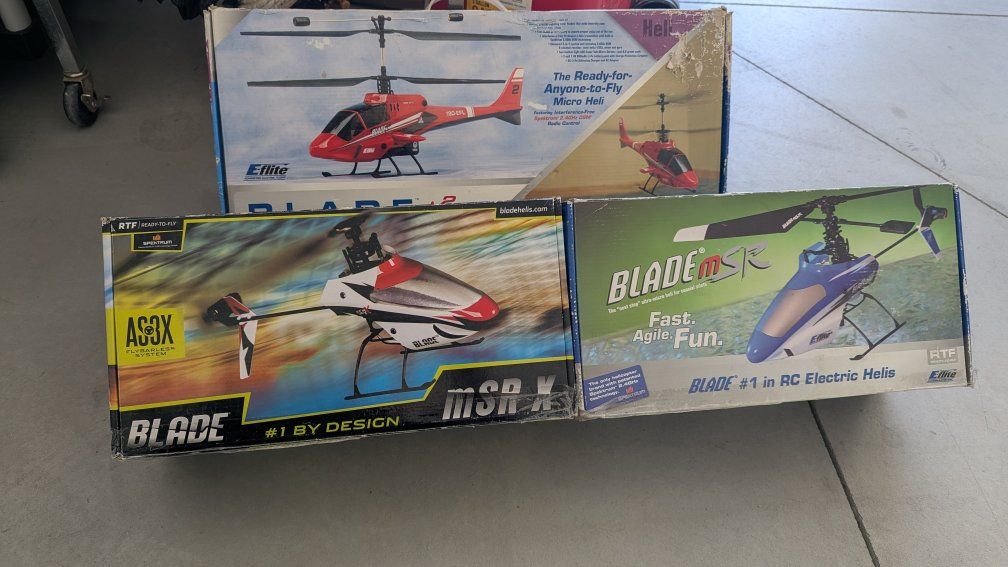 3 RC HELICOPTERS Blade