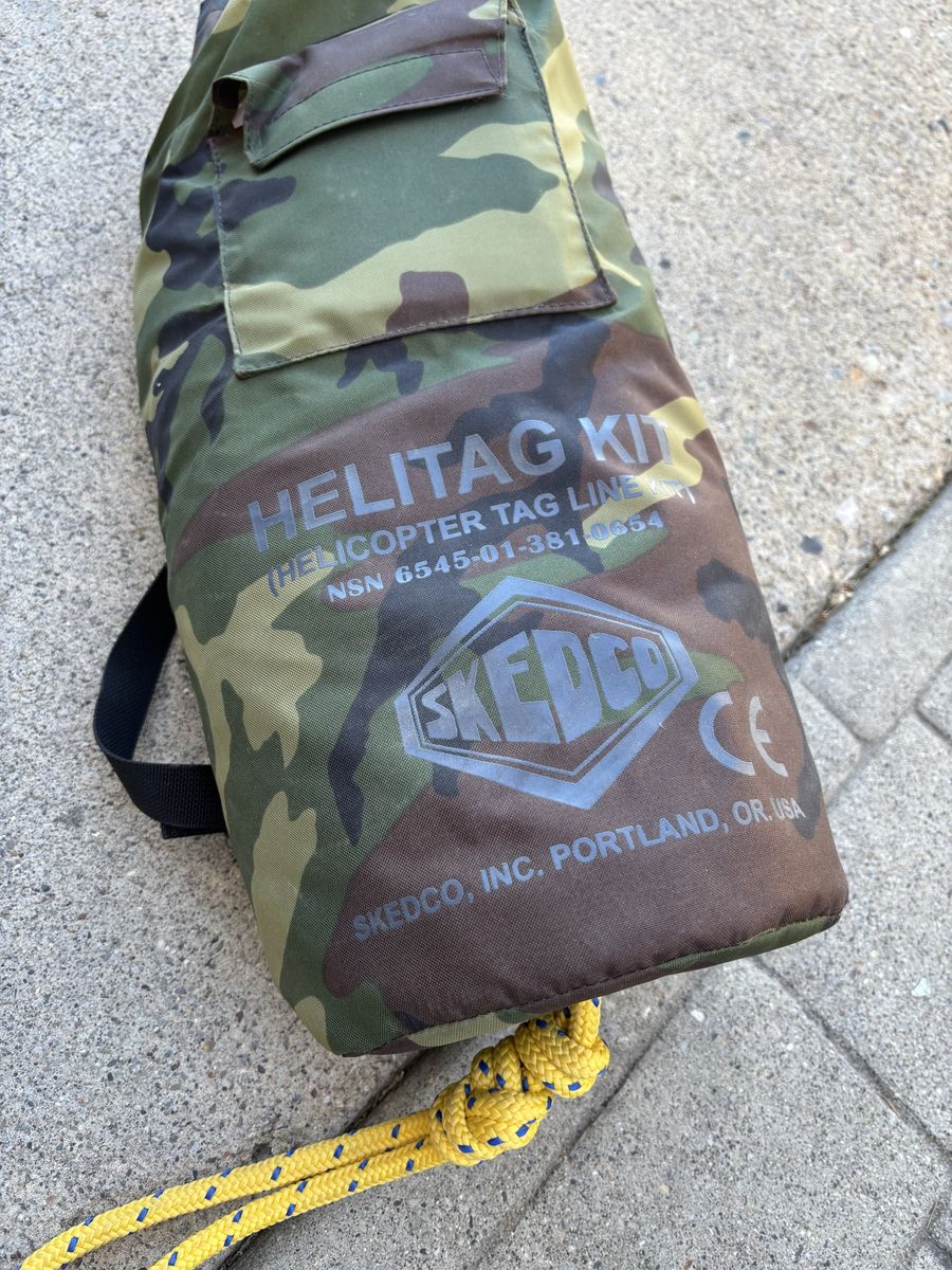 Skedco Helitag Kit Helicopter Tag Line Rescue System NSN 6545-01-381-0654 Camo