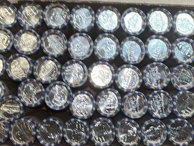 Full $100 Bank Box of 2026 D Jefferson Nickels - Rolls with a Bonus Roll 2024 nickels