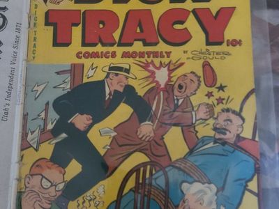 Dick Tracy Comics Monthly #37 March Harvey Comics Golden Age Comic Book
