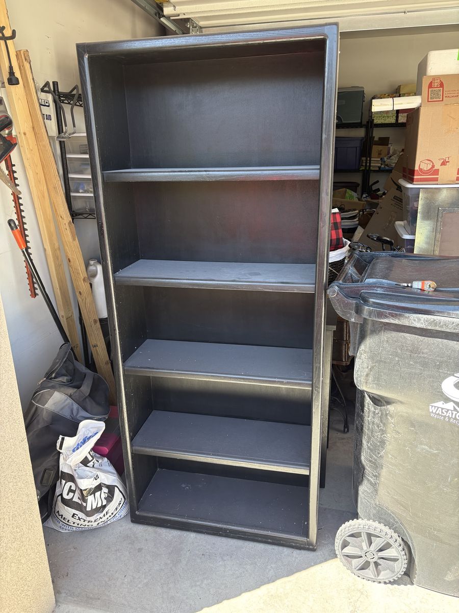 Black Shelving Unit