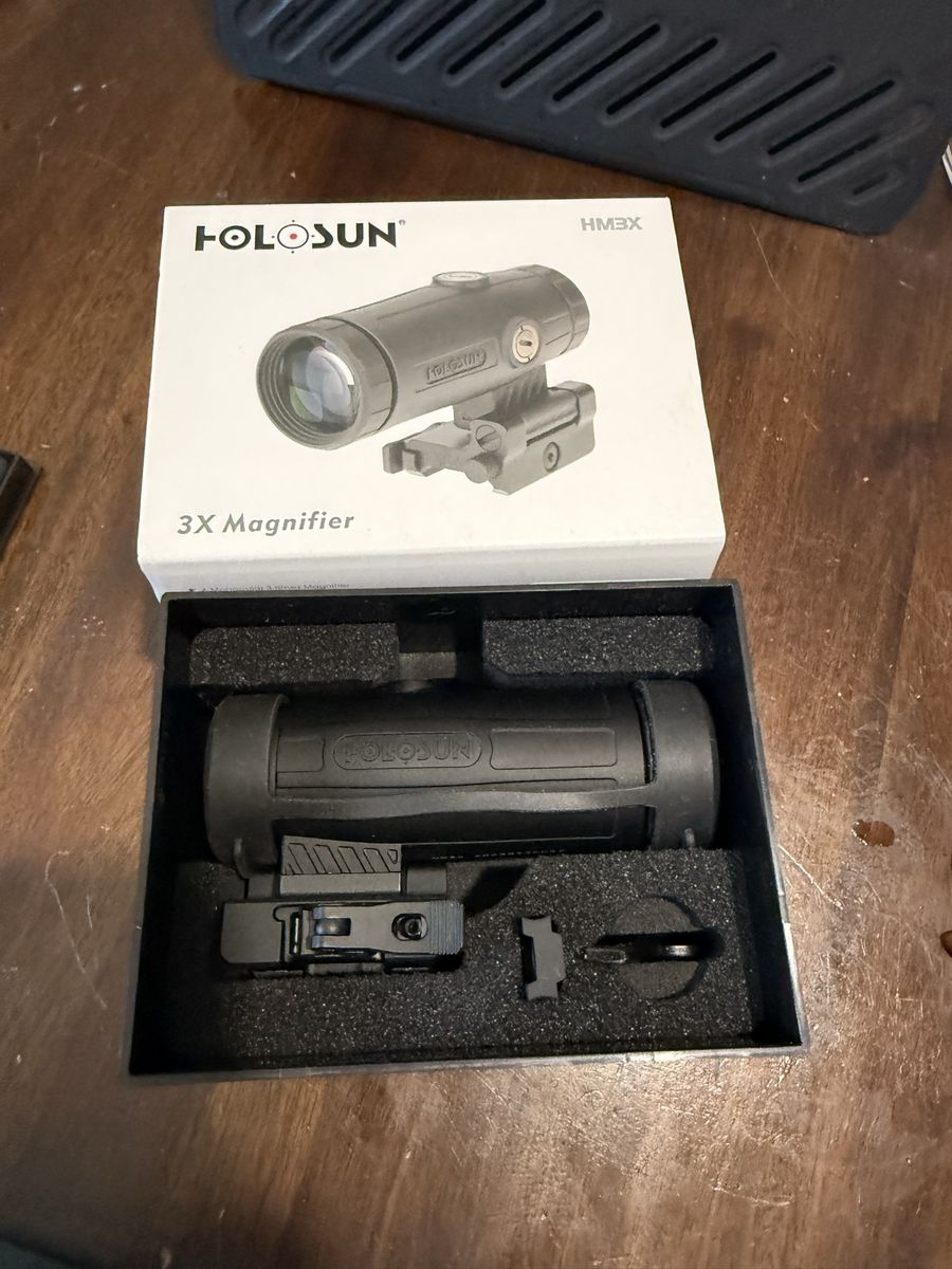 HOLOSUN Magnifier Series- 3X(HM3X) Flip-to-Side QD Mount