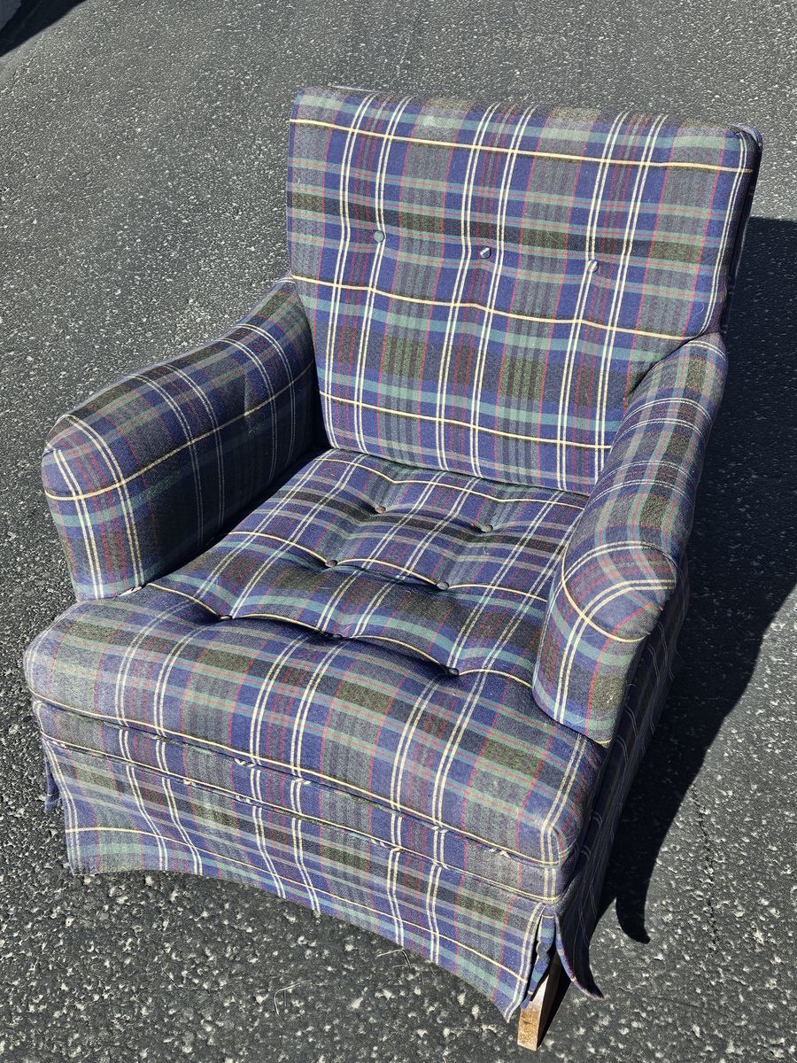 Compact Upholstered Rocking Chair