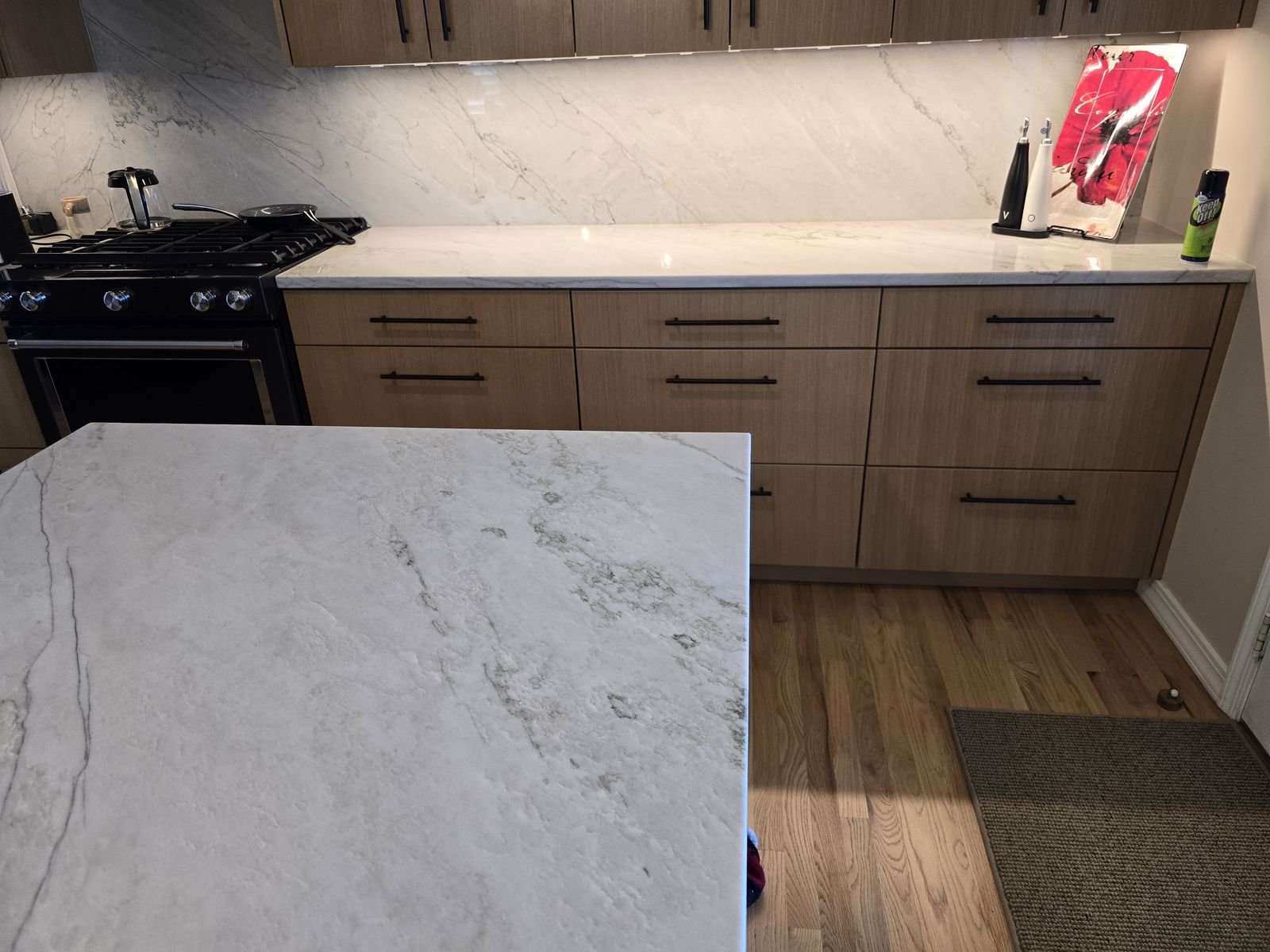 White Santorini Quartzite Slab