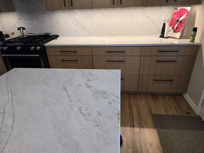 White Santorini Quartzite Slab
