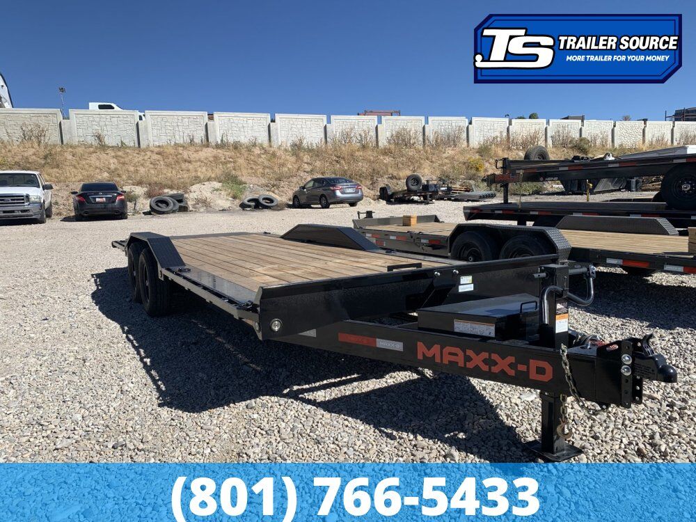 8.5x22 Maxx-D T6X Tilt Trailer - 14K GVWR Torsion Axles, Wide Body w/ Drive Over Fenders, Winch Plate