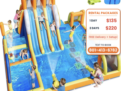 GIANT INFLATABLE WATER PARK RENTAL