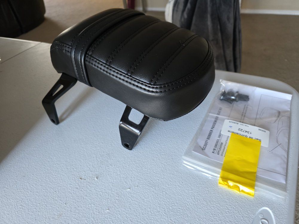 Indian Scout Passenger Seat