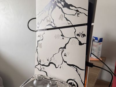 Sony PlayStation 5 PS5 Slim Disc Edition Console - Ghost of Yotei / Tsushima Custom Skin & Controller