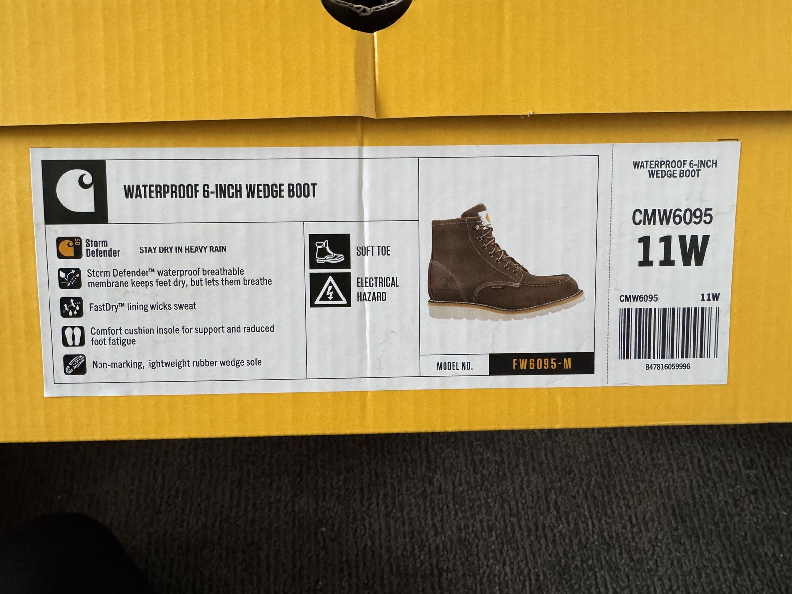 Men's Carhartt Boots 11W