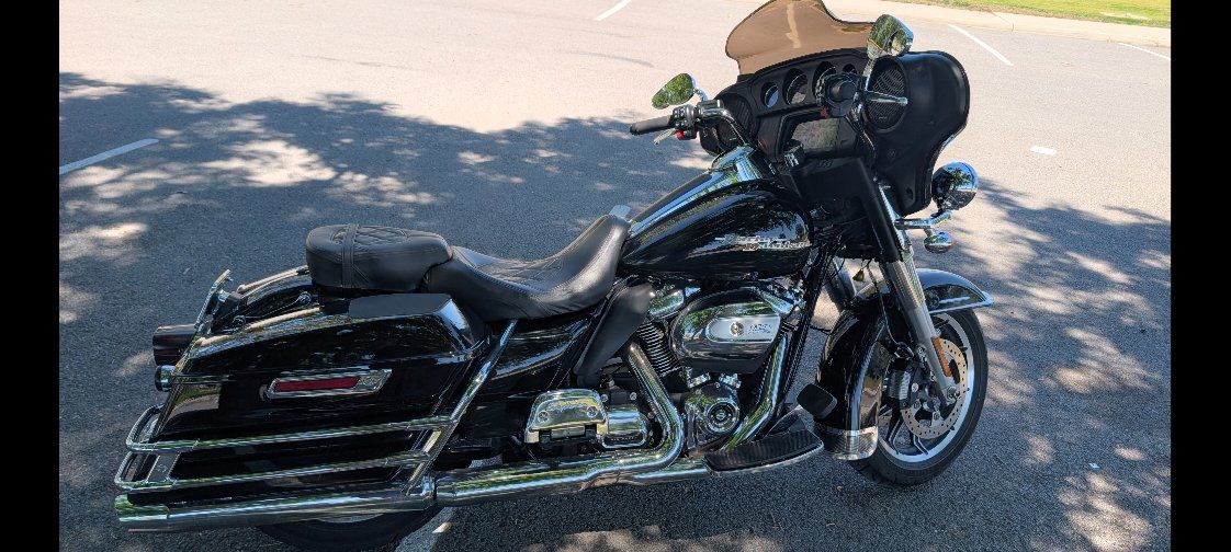 Harley-Davidson Touring Motorcycle with Rockford Fosgate Audio Upgrade