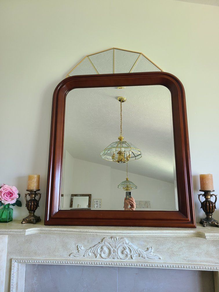 large mantle mirror