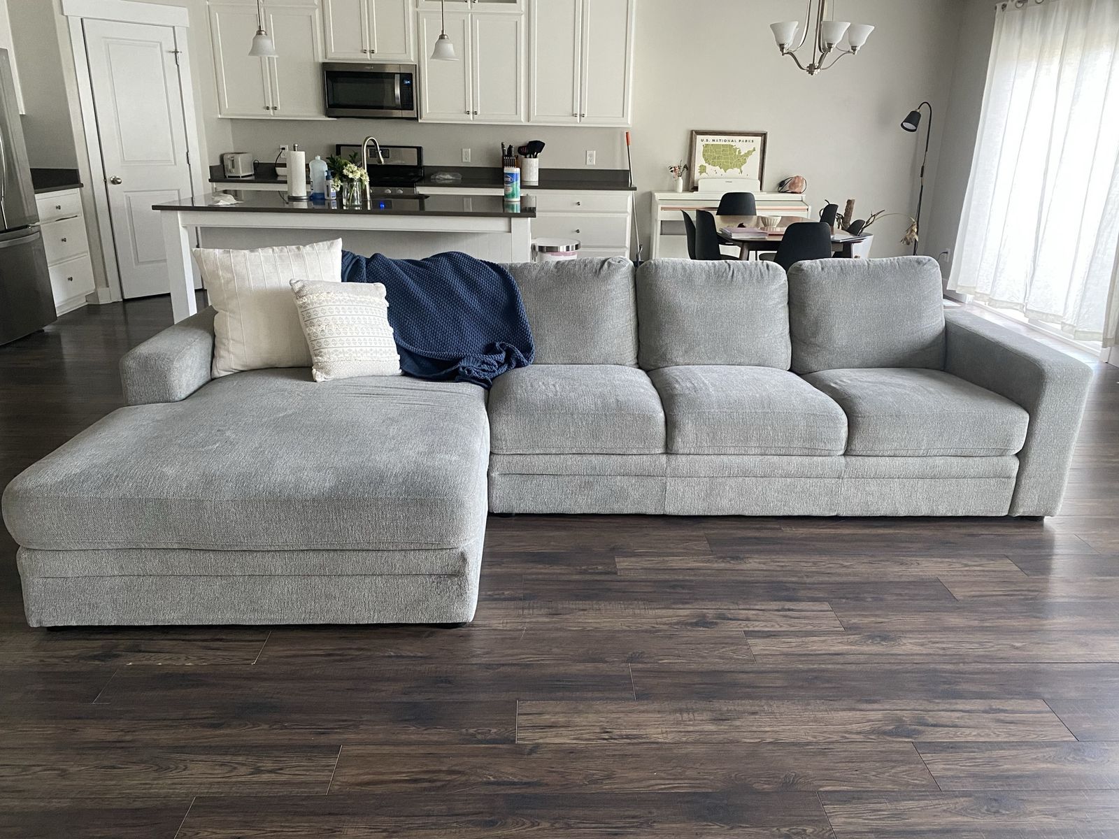 Grey Sectional Couch
