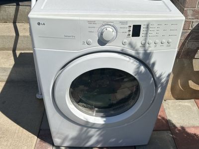 LG Sensor Dry Front Load Electric Dryer - White, UsedGood Condition